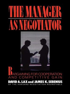 cover image of Manager as Negotiator